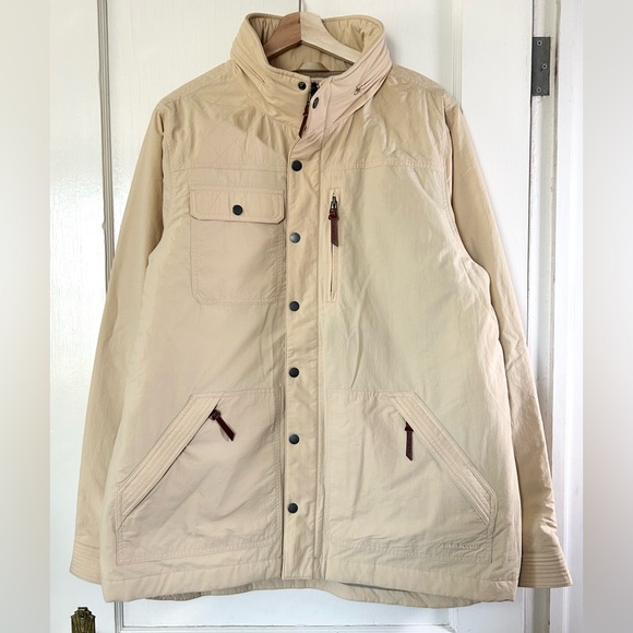 NEW L.L. Bean Men's Bean's Insulated Travel Jacket Vintage Khaki XL Regular